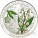 Benin LILY OF THE VALLEY series FAMOUS PLANTS 100 Francs Copper-Nickel Silver plated coin Lily Scented 2011 Proof 